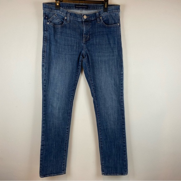 Rock & Republic Denim - Rock & Republic Berlin Skinny Straight Blue Jeans Women’s Size 14m